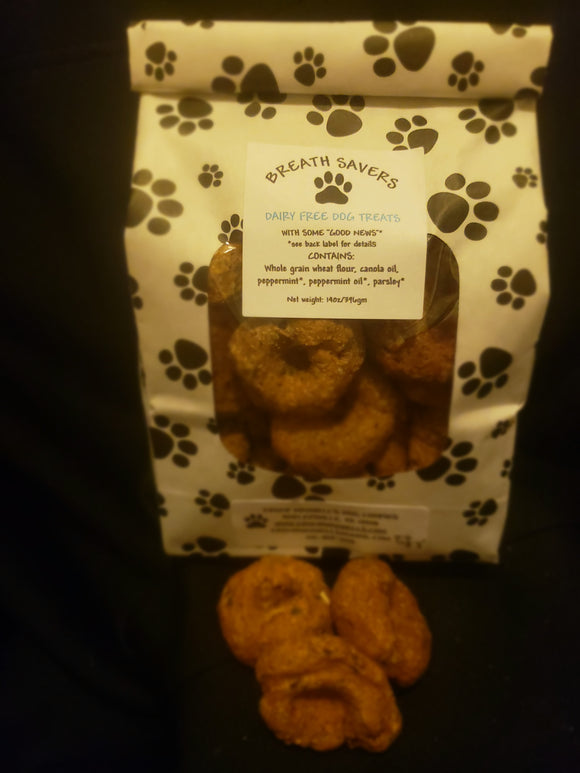 Breath Savers Dairy-free:  Large Dog